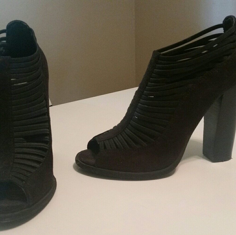 Velvet heels